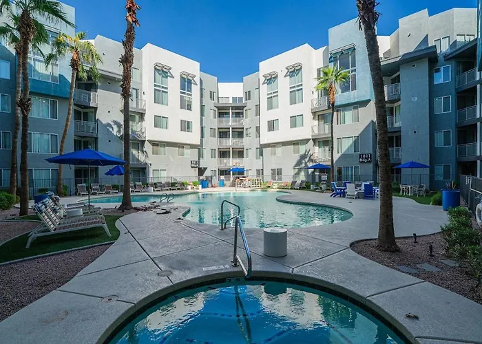 Apartment Stylish Studio-1br 1ba, Pool, Gym, Free Parking, Game Room, Ev
